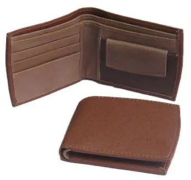 Plain Mens Rexine Brown Wallet For Cash, Id Proof, Keeping Credit Card