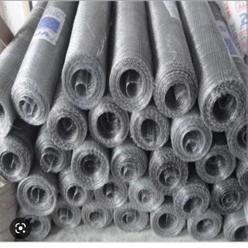 Galvanized Iron Mill Finish Wire Mesh, Technics : Machine Made, Width : 10-15mtr For Security Use