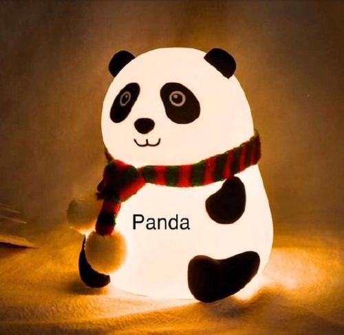 Cute Panda Silicone LED Night Lamp For Decoration