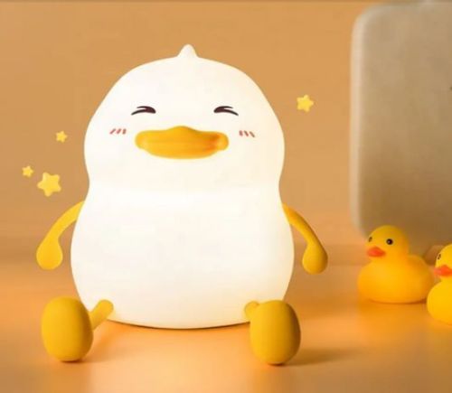 Silicone Duck LED Night Lamp For Lighting