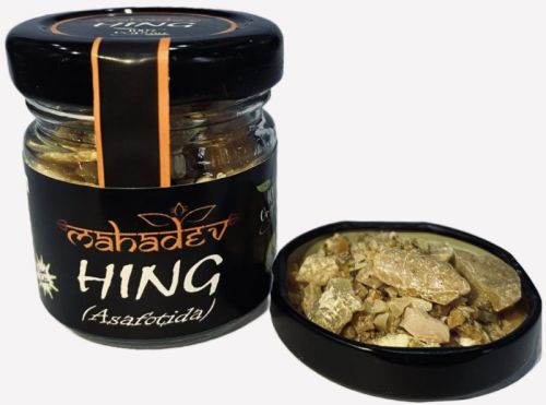 Organic Raw Mahadev Hing, Variety : Nukra, Packaging Size : 8gm, Purity : 100%