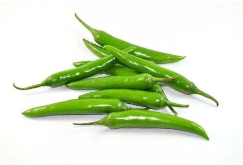 Natural Green Chilli, Packaging Size : 5-25 Kg, Packaging Type : Plastic Bag