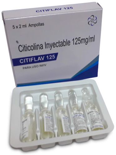 Citicoline 125mg Injection, API Form : Liquid