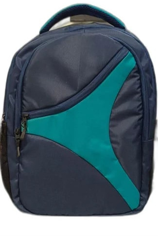 Plain Nylon Laptop Backpack Bags, Color : Multicolor Standard