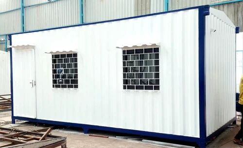 Mild Steel Modular Galvanized Portable Cabin 20'x10'x8.6'' For Office