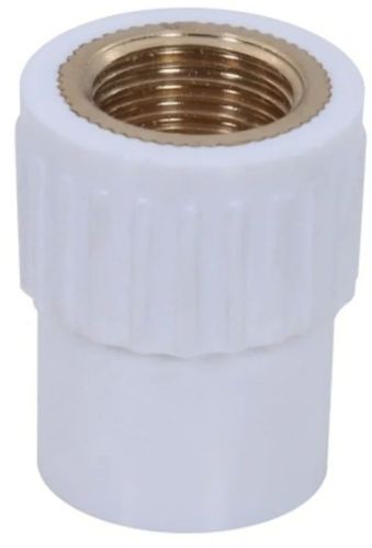 Worldflow UPVC Brass Fta, Color : White For Pipe Fitting