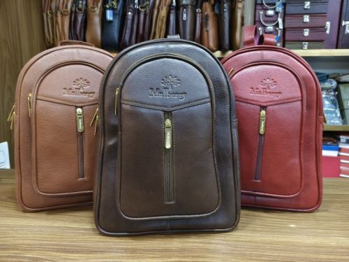 Polished Ladies Leather Backpack Bags Mulltisize, Standard