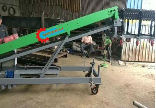 PVC Motor Powder Coated MS Loading Unloading Conveyors