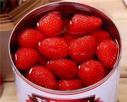 Canned Strawberry, Color : Red