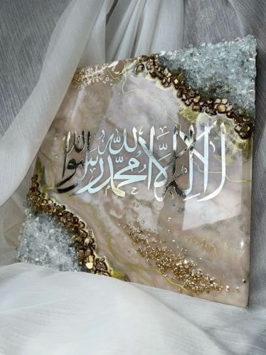 Polished Wood Novaglofusion wall decor, Shape : Rectangular