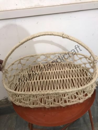 Handmade Jute Basket, Color : Natural for Home, Kitchen