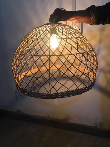 Powder Coating Hanging Pendant Light, Color : Natural