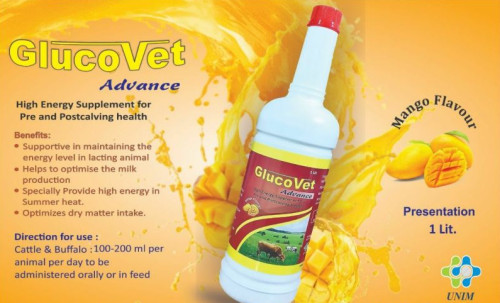 Organic Glucovet Animal Feed Supplement, Form : Liquid, Grade Standard : Bio-tech Grade, Packaging Type : Bottles