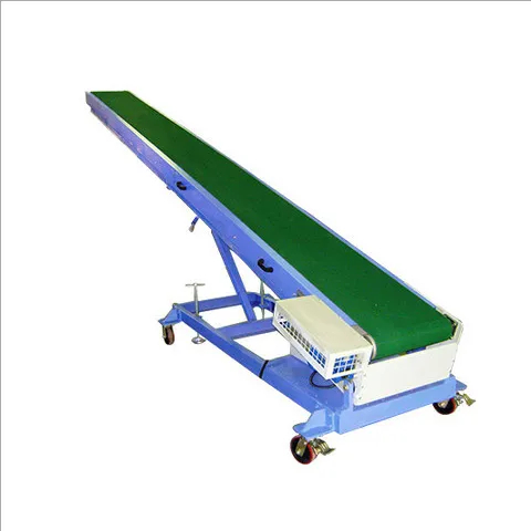 PVC Semi Automatic Powder Coated Mild Steel Loading Unloading Conveyors, Voltage : 230V AC