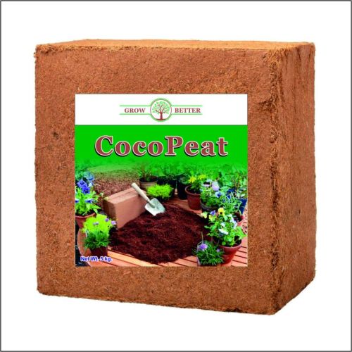 Grow Better Coco Peat Blocks, Color : Brown Standard
