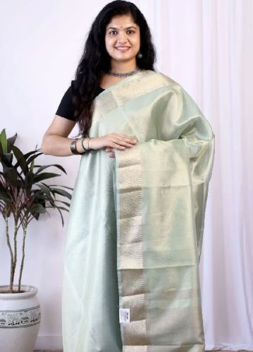 Tissue Sarees, Speciality : Easy Wash, Packaging Type : Poly Bag