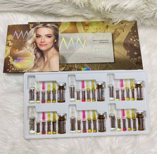 Miracle White 90k Mg Glutathione Injection, Packaging Type : Box