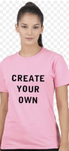 Plain Women Cotton T-shirt, Color : All Colours