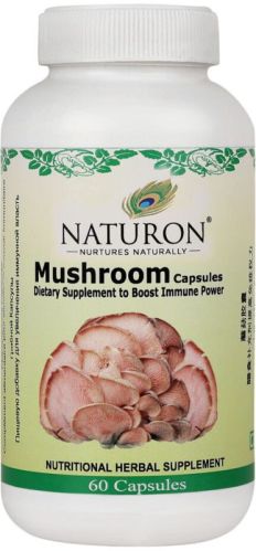 Naturon Mushroom Capsules, Packaging Type : Bottle