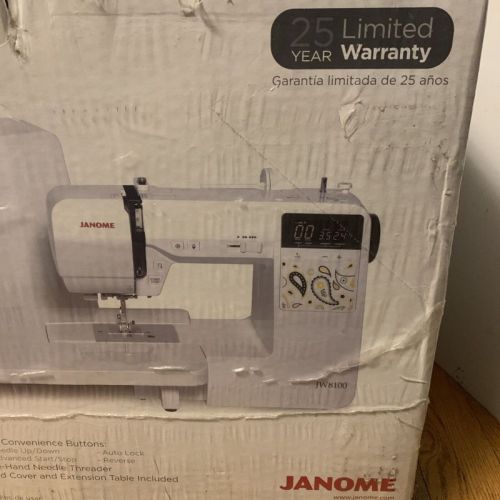 Electric Fully-featured Computerized Sewing Machine, Color : White