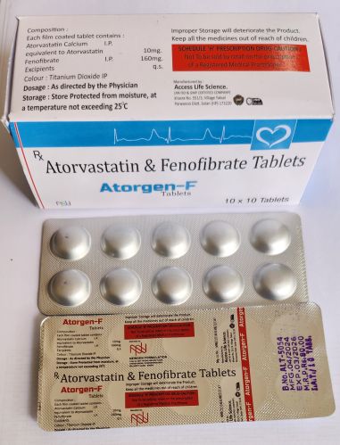 Atorgen-f Tablets, Packaging Type : Strips, Prescription/non Prescription : Prescription