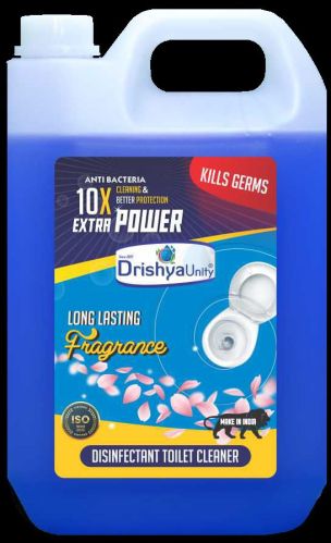 Drishyunity 5 Litre Disinfectant Toilet Cleaner, Packaging Size : 5ltr, Packaging Type : Plastic Can