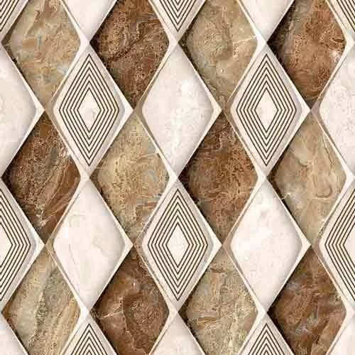 Polished Vitrified Wall Tiles 600x600 Mm For Interior, Exterior