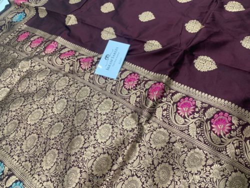 Printed Stitched Katan Silk Saree, Packaging Type : Multicolor