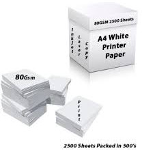 A4 Size Copier Paper, Color : White, Packaging Type : Roll