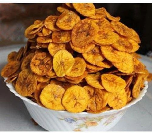 Crispy Banana Chips, Packaging Size : 5-25kg, Packaging Type : Plastic Packet For Human Consumption