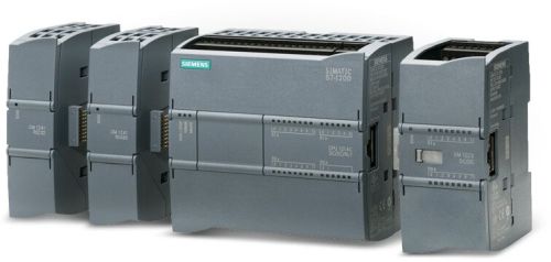 50Hz Electric S7 1200 Siemens PLC, Color : Black, Grey