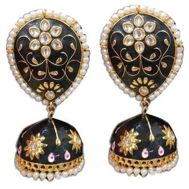 Polished Brass Artificial Earring, Color : Multicolor Festive Wear, Wedding Wear, Specialities : Unique Designs