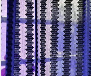 Blue Net Tissue Sheer Curtain