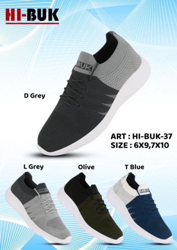 Canvas HI-BUK-37 Mens Sneaker Shoes with Laces 6x9 & 7x10