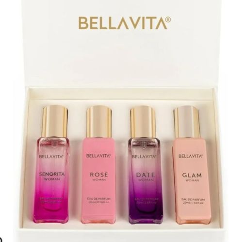Glass Women Perfume - Bella Vita, Bottle Shape : Ractangular