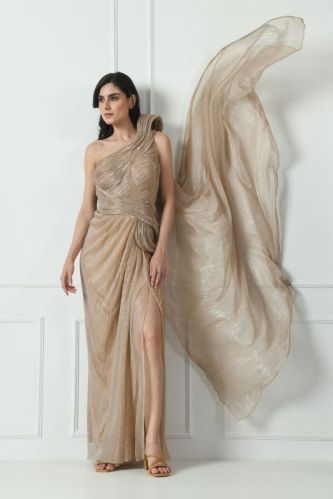 Indo Western Gown, Brand Name : Sunanta Madaan L, XL, XXL