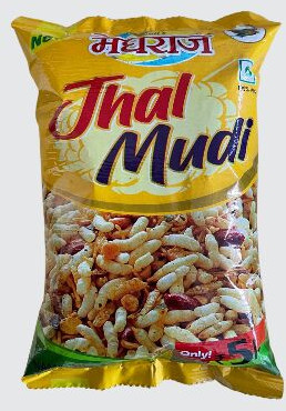 Jhal Mudi Namkeen, Brand Name : Meghraj, Packaging Type : Yellow
