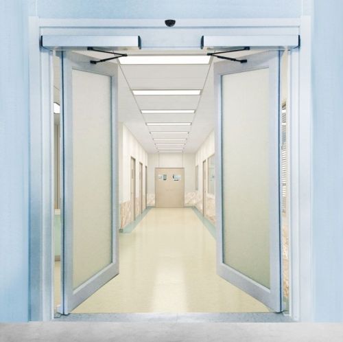 Automatic Swing Door With Floor Spring