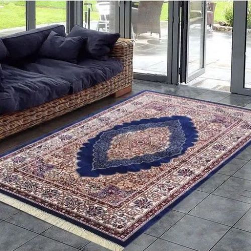 Polyester Kashmiri Traditional Carpet All Sizes For Home Decor