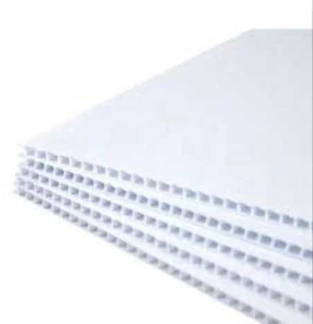 Polypropylene White PP Corrugated Sheets, Shape : Rectangular, Width : 900 Mm For Industrial