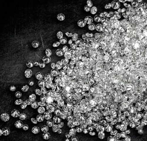 Polished Star Melee Diamonds, Shape : Round