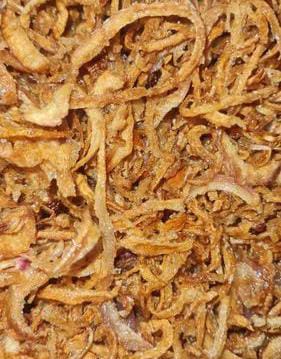 A Grade Fried Onions Dark Brown for Food
