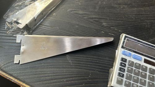 Polished Stainless Steel Shelf Bracket, Packaging Type : Silver