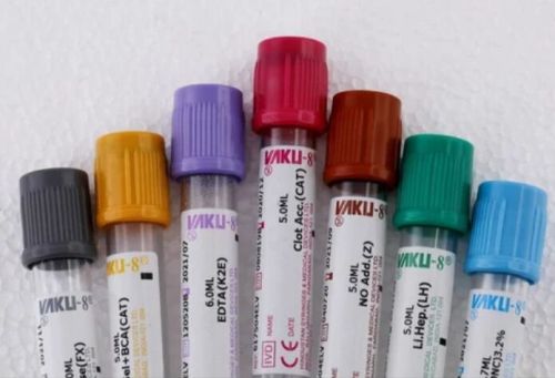 Plastic Blood Collection Tubes, Color : Transparent