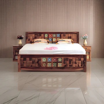 Wooden bed Single for Home, Hotel