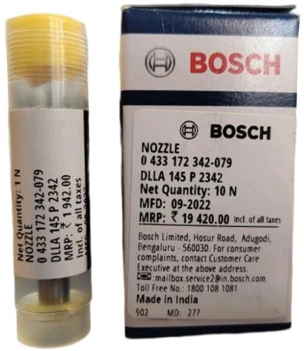 Bosch Fuel Injector Nozzle, For Industrial, Pressure : High