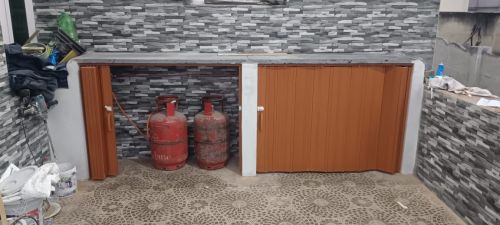 Plain PVC Folding Door, Shape : Rectangular, Square