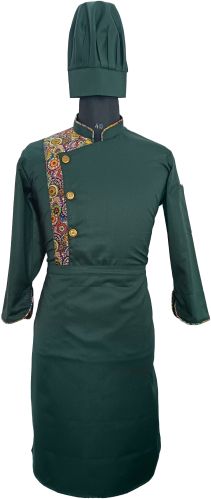 Cotton Waiter Uniform, Packaging Type : Green