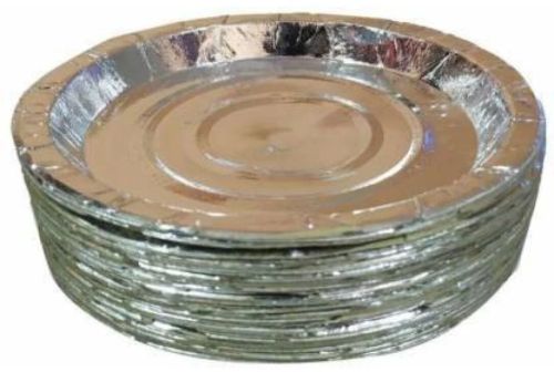 Disposable Plates, Shape : Round, Packaging Type : Silver