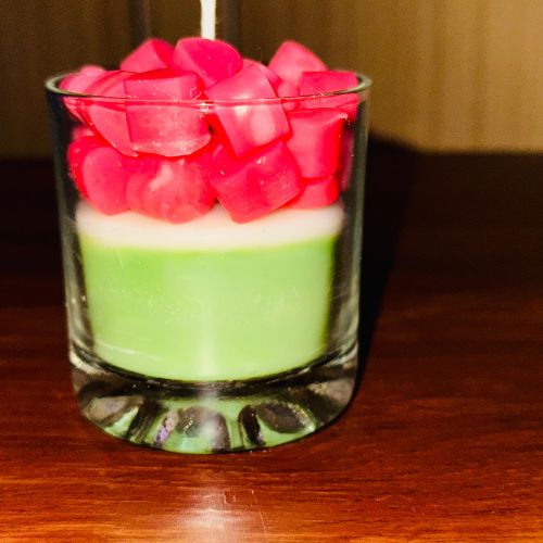 Beeswax scented candles, Packaging Type : Pink